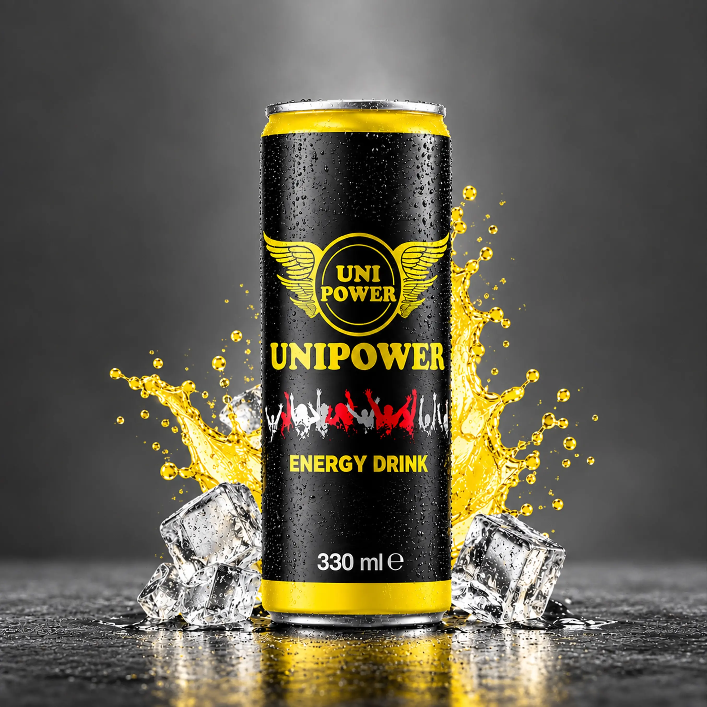 Uni Power 330 ml energy drink can
